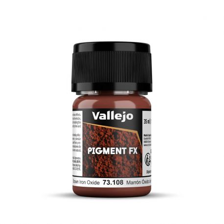 73.108 Vallejo Pigment Brown Iron Oxide 35ml.