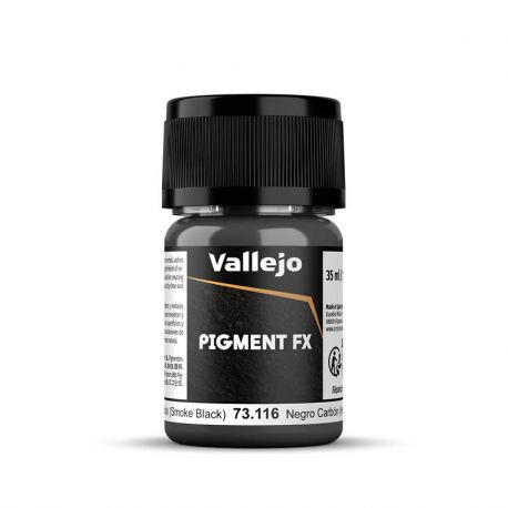 73.116 Vallejo Pigment Carbon Black (Smoke Black) 35ml.