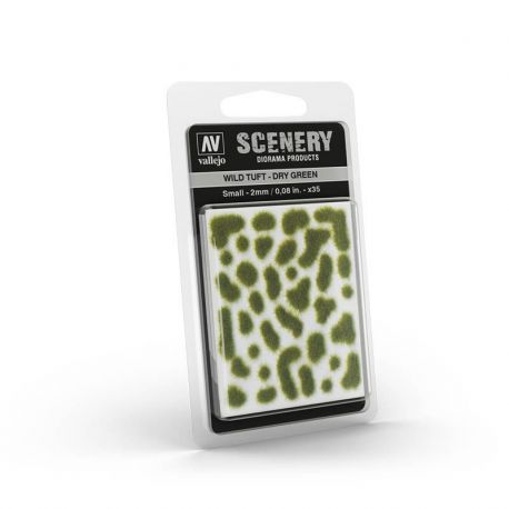 Vallejo SC401 Wild Tuft – Dry Green 2mm (Small)