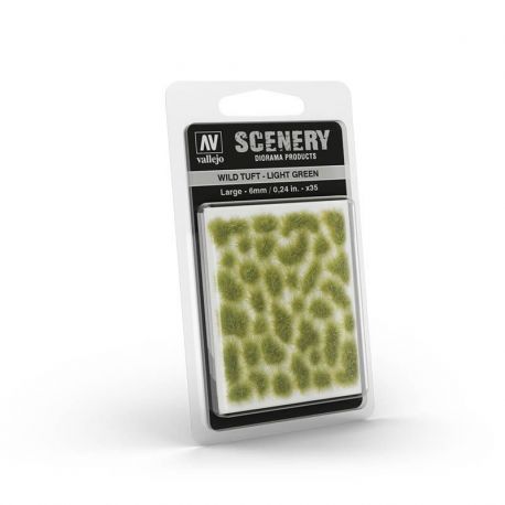 Vallejo SC417 Wild Tuft – Light Green 6mm (Large)