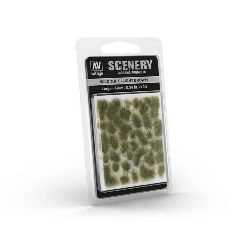 Vallejo SC418 Wild Tuft – Light Brown 6mm (Large)