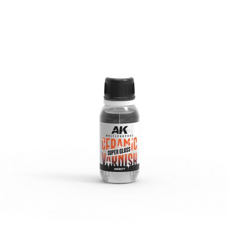 AK8077 Ceramic Varnish (Super Gloss) 60ml.