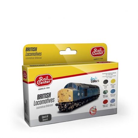 AMMO.R-1002 British Locomotives Epoch IV sæt 6 x 17 ml.
