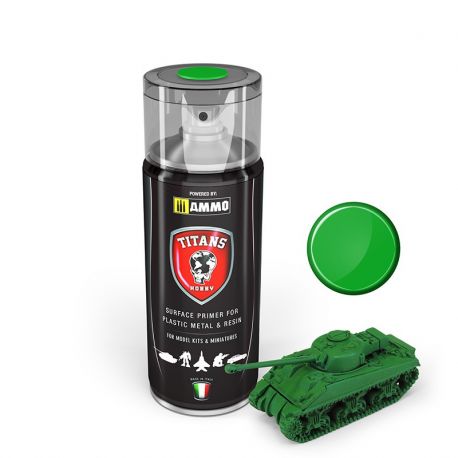 TTH106 Titans Hobby Emerald Green Matt Primer 400ml
