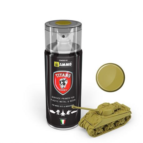 TTH111 Titans Hobby Desert Yellow Matt Primer 400ml