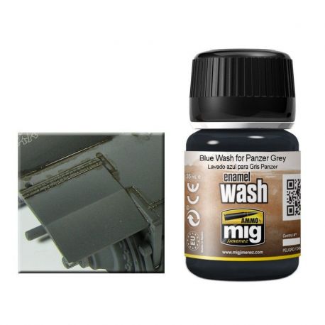 AMIG1006  Blue Wash For Panzer Grey 35ml.