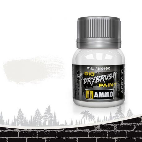 AMIG0600 Drybrush White 40ml.