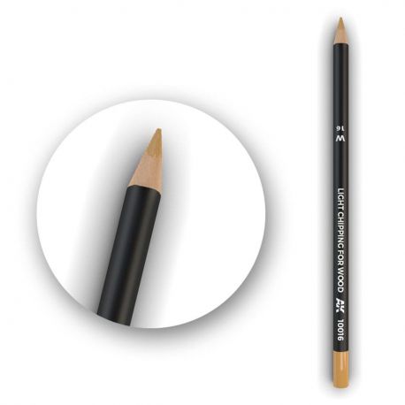 AK10016 Weathering Pencil - Light Chipping For Wood.