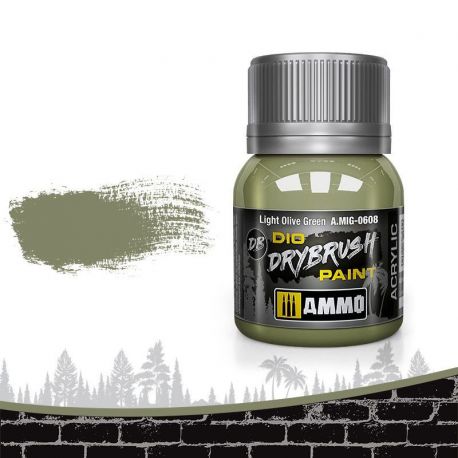 AMIG0608 Drybrush Light Olive Green 40ml.