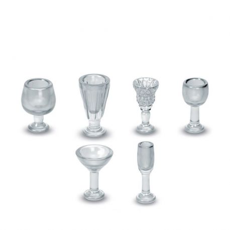 30x Crystal Glasses - Big Cups