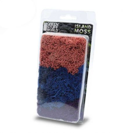 Islandmoss - Blue Violet and Light Pink Mix 2.
