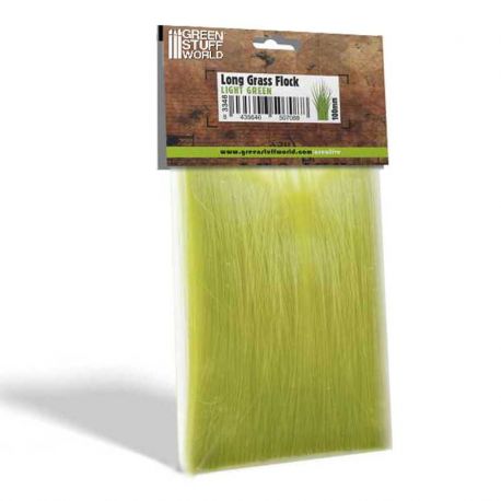 Long Grass Flock 100mm - Light Green - 7g