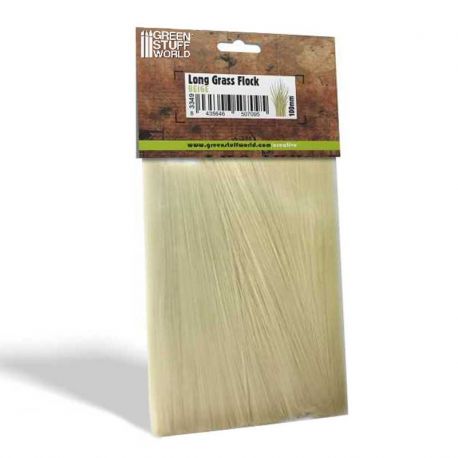 Long Grass Flock 100mm - Beige - 7g