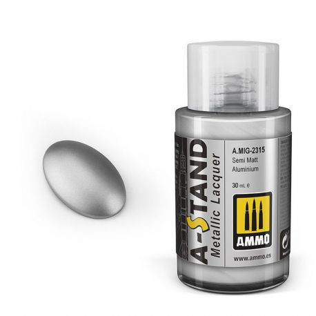 AMIG2315 A-Stand Semi Matt Aluminium 30ml.
