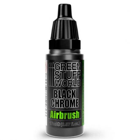 2577 Black Chrome Paint - Airbrush 17ml.