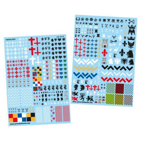 Waterslide Decals - Heraldry