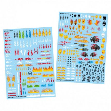 Waterslide Decals - World on Fire