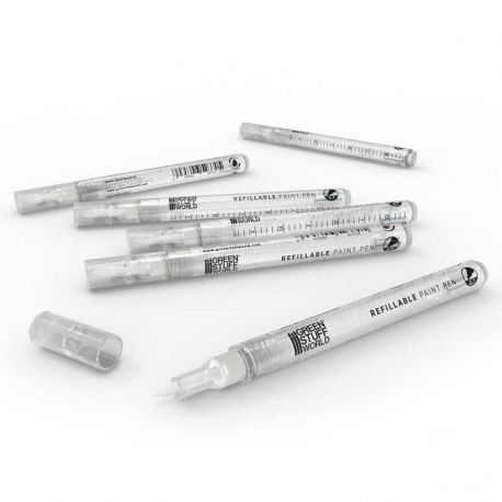 Refillable paint pen 0.7 (pack x6)