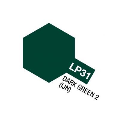 LP-31 Semi Gloss Dark Green 2 (IJN) (SG) 10ml.