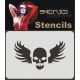 Senjo Color Skull Tattoo 01 Stencil