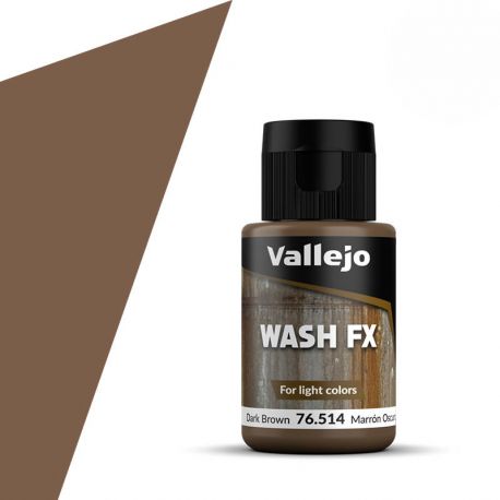 76.514 Wash Dark Brown 35ml.