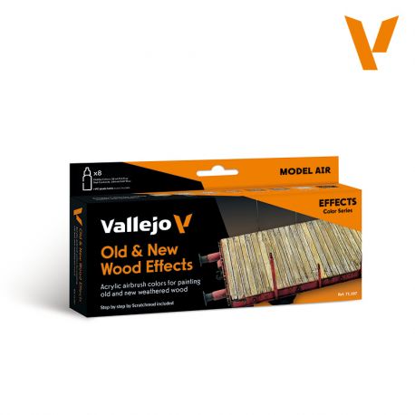 71.187 Old & New Wood Effects Colors sæt 8 x 17ml