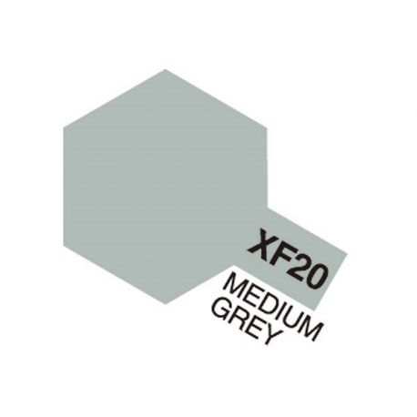 Tamiya Acrylic Mini XF-20 Medium Grey (Flat) 10ml.