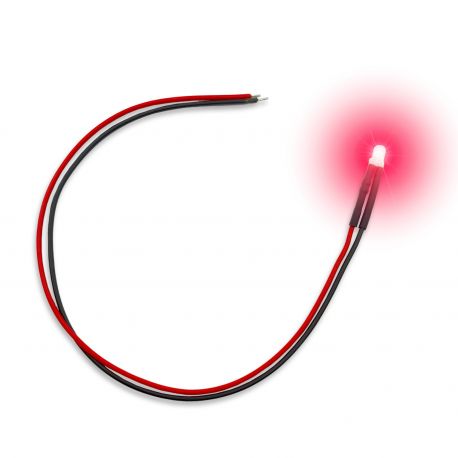 Red Flickering LED Lights - 3mm