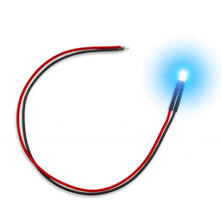 Blue Flickering LED Lights - 3mm