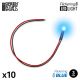 Blue Flickering LED Lights - 3mm