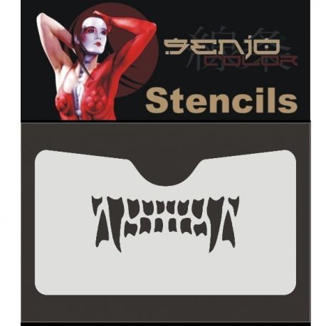 Senjo Color Teeth 1 Stencil