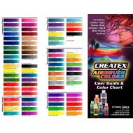 Createx Airbrush Colors color chart 