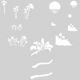 Createx Mylar stencil. Dreamland 262592