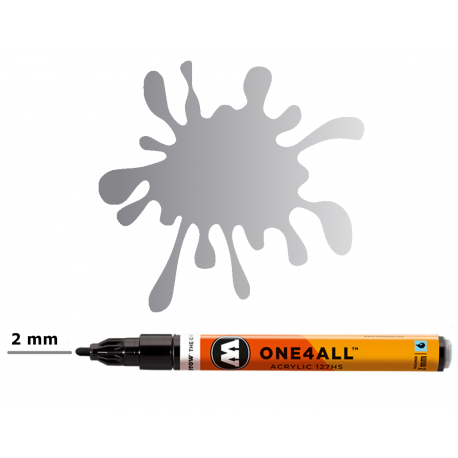 MOLOTOW™ ONE4ALL 127HS Metallic Silver