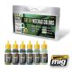 AMIG7149 Green Mecha Colors sæt 6 x 17 ml.