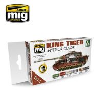 AMIG7165 King Tiger Interior Color (Special Takom Edition) sæt 6 x 17 ml.
