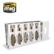 AMIG7166 King Tiger Exterior Color (Special Takom Edition) sæt 6 x 17 ml.