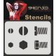 Senjo Color Screws Stencil