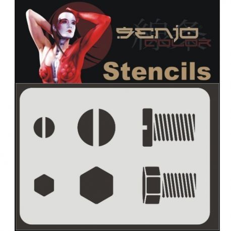 Senjo Color Screws Stencil