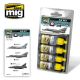 AMIG7211 French Modern Jets Colors sæt 4 x 17 ml.