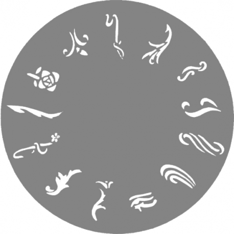 Createx Nail Stencil Abstract 2