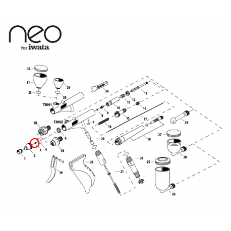 Iwata Nozzle Set 0,35mm N0803