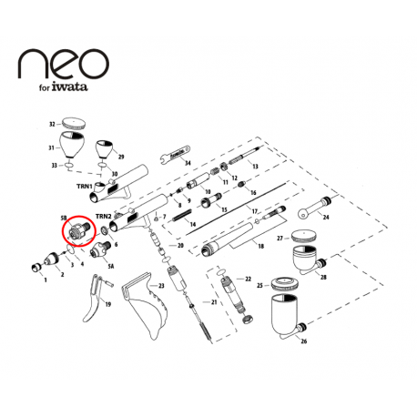 Iwata Head Base N1354