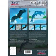 H&S Animals (eagle & dolphin) stencil 410107
