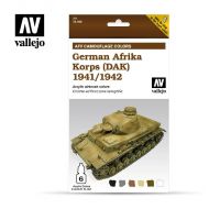 71.409 AFV German Africa Korps 1941-1942 (DAK) 6 x 8ml
