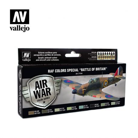 71.144  RAF & FAA Battle of Britain WWII sæt 8 x 17ml