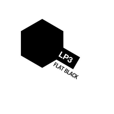 LP-3 Flat BLACK 10ml.