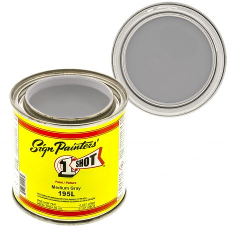 195-Q One Shot Medium Grey 118ml