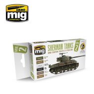 AMIG7170 Sherman Tanks Vol.2 (WWII European Theater of Operations) 6 x 17 ml.