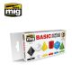 AMIG7178 Basic Acrylic colors sæt 6 x 17 ml.